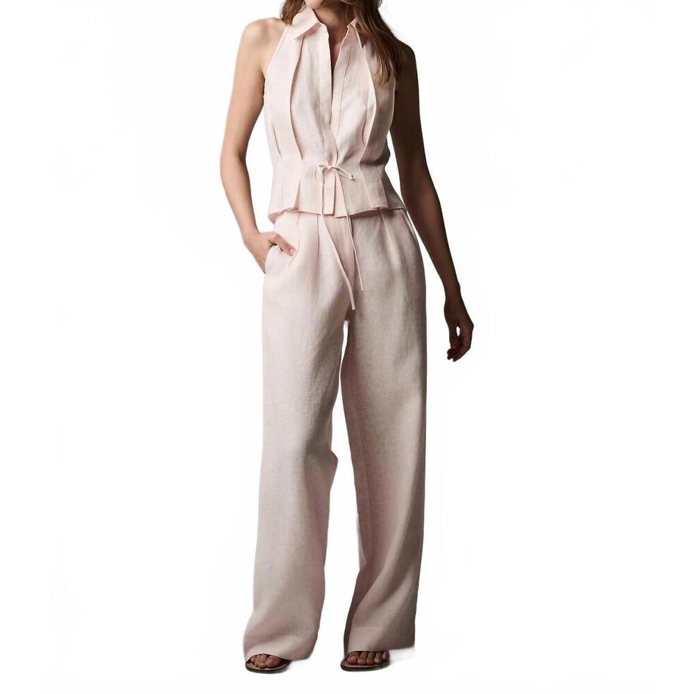 NEW HEVRON alina pant in rose quartz